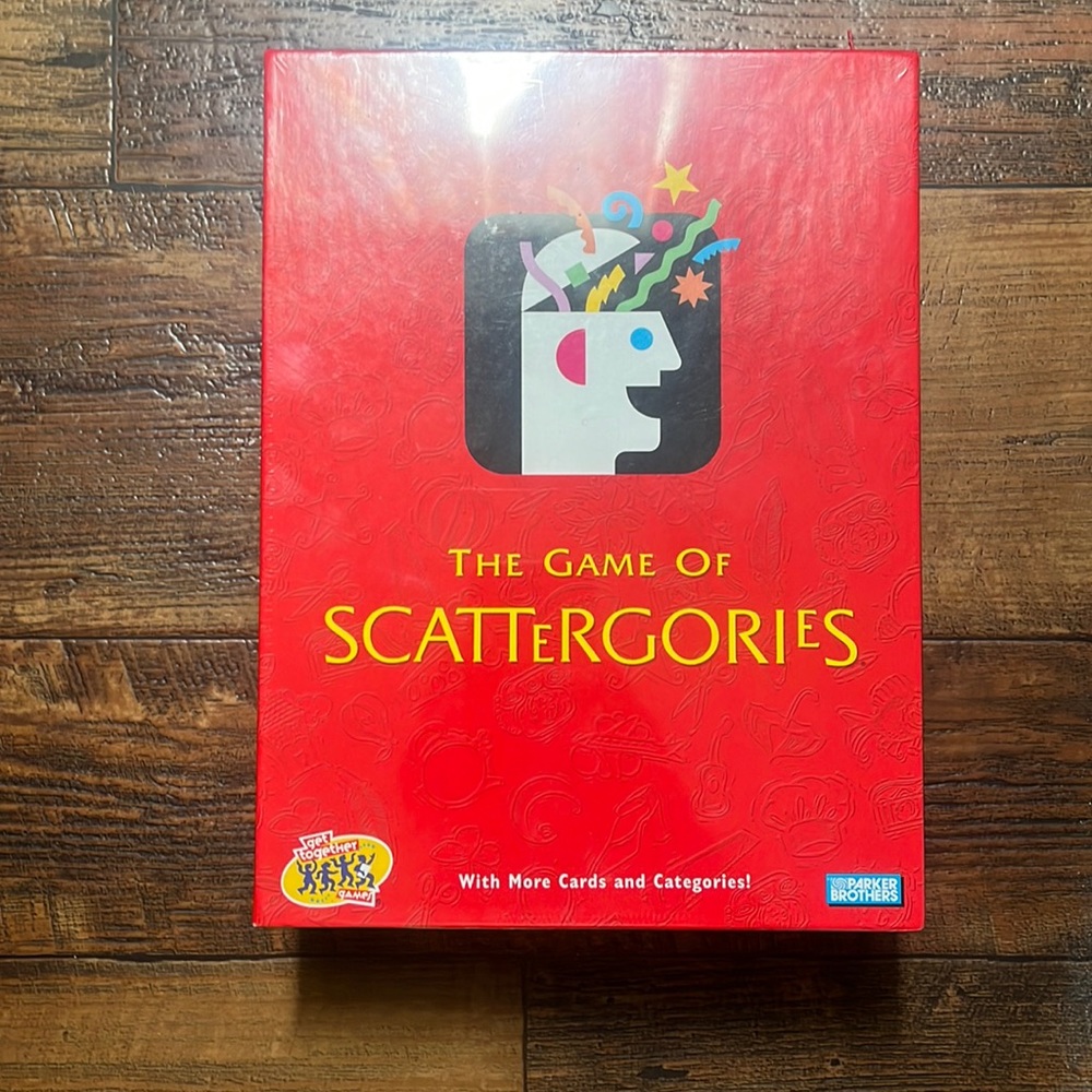 New Brand Board The Game of Scattergories